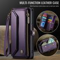 Custodia a portafoglio con blocco RFID CaseMe C36 per Google Pixel 11 Pro XL - Viola