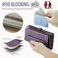 Custodia a portafoglio con blocco RFID CaseMe C36 per Google Pixel 11 Pro XL - Viola