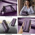 Custodia a portafoglio con blocco RFID CaseMe C36 per Google Pixel 11 Pro XL - Viola