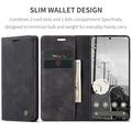 Custodia a Portafoglio Caseme 013 Serie per Google Pixel 11 Pro XL - Nera
