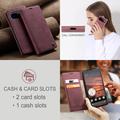 Custodia a Portafoglio Caseme 013 Serie per Google Pixel 11 Pro XL - Rossa