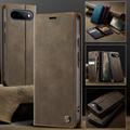 Custodia a portafoglio in pelle di vitello con blocco RFID Google Pixel 11 Pro XL Caseme 033 - Caffè