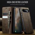 Custodia a portafoglio in pelle di vitello con blocco RFID Google Pixel 11 Pro XL Caseme 033 - Caffè