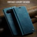 Custodia a portafoglio in pelle di vitello con blocco RFID Google Pixel 11 Pro XL Caseme 033 - Verde