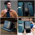 Custodia a portafoglio in pelle di vitello con blocco RFID Google Pixel 11 Pro XL Caseme 033 - Verde