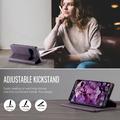 Custodia a portafoglio in pelle di vitello con blocco RFID Google Pixel 11 Pro XL Caseme 033 - Viola