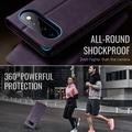 Custodia a portafoglio in pelle di vitello con blocco RFID Google Pixel 11 Pro XL Caseme 033 - Viola