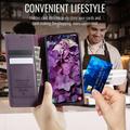 Custodia a portafoglio in pelle di vitello con blocco RFID Google Pixel 11 Pro XL Caseme 033 - Viola