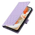 Custodia a portafoglio trapuntata lusso per Google Pixel 11 Pro XL - Viola