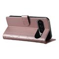 Custodia a portafoglio trapuntata lusso per Google Pixel 11 Pro XL - Oro rosa