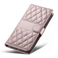 Custodia a portafoglio trapuntata lusso per Google Pixel 11 Pro XL - Oro rosa
