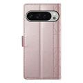 Custodia a portafoglio trapuntata lusso per Google Pixel 11 Pro XL - Oro rosa