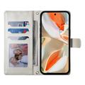 Custodia a portafoglio trapuntata lusso per Google Pixel 11 Pro XL - Beige