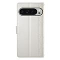 Custodia a portafoglio trapuntata lusso per Google Pixel 11 Pro XL - Beige