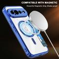 Custodia a libro magnetica elegante per Google Pixel 11 Pro XL con scomparti per carte RFID - Blu