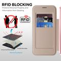 Custodia a libro magnetica elegante per Google Pixel 11 Pro XL con scomparti per carte RFID - Rosa