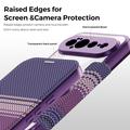 Custodia a libro magnetica elegante per Google Pixel 11 Pro XL con scomparti per carte RFID - Viola