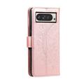 Custodia a portafoglio Mandala per Google Pixel 11 Pro XL con cinturino da polso - Rosa
