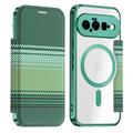 Custodia a libro magnetica elegante per Google Pixel 11 con scomparti per carte RFID
