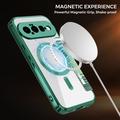 Custodia a libro magnetica elegante per Google Pixel 11 con scomparti per carte RFID