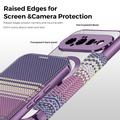 Custodia a libro magnetica elegante per Google Pixel 11 con scomparti per carte RFID - Viola