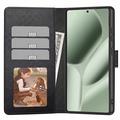 Custodia a portafoglio con magnete e supporto Tech-Protect per Google Pixel 11/11 Pro - Nera