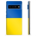 Custodia in TPU per Google Pixel 6 Pro con bandiera ucraina - gialla e azzurra