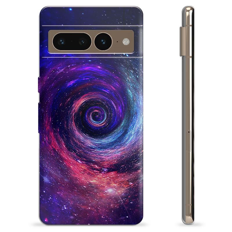 Cover Custodia Google Pixel 7 Pro Silicone Opaco Blu - Coque Anti-choc