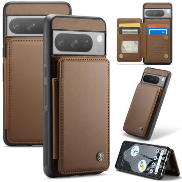 Custodia per Google Pixel 8 Pro Caseme C22 Portafoglio RFID - Marrone