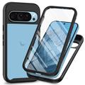Custodia per Google Pixel 9 serie 360 Protection - nera / trasparente