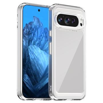 Custodia Ibrida Anti-Shock per Google Pixel 9, Pixel 9 Pro - Trasparente