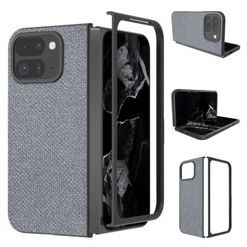 Custodia ibrida con texture strass per Google Pixel 9 Pro Fold - Grigia