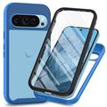 Custodia per Google Pixel 9 Pro XL serie 360 Protection - Blu / trasparente