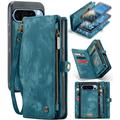 Custodia a portafoglio multifunzionale Caseme 008 2 in 1 per Google Pixel 9 Pro XL - Blu