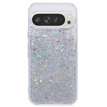 Custodia in TPU Glitter Flakes per Google Pixel 9 Pro XL - Argenta