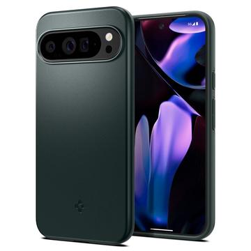 Custodia Ibrida Spigen Thin Fit per Google Pixel 9 Pro XL - Verde Scuro