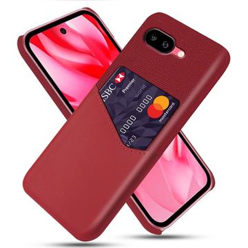 Custodia KSQ con Slot per Schede per Google Pixel 9a - Rossa