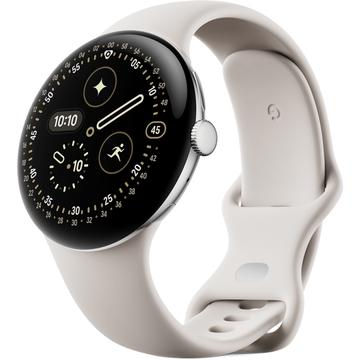 Google Pixel Watch 4 45mm GA09308-EU - Argento / Porcellana