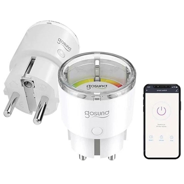 Spina intelligente Gosund EP2 WiFi - 2500W, 10A, Tuya - Bianco