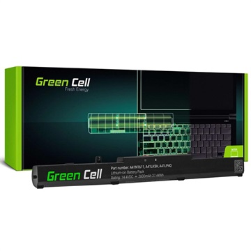 Batteria Green Cell per Asus ROG G752VL, G752VM, G752VT, GFX72 - 5800mAh