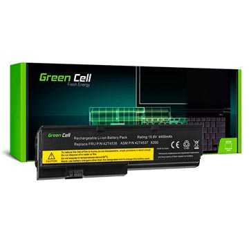 Batteria Green Cell per Lenovo Thinkpad X200, X200s, X201, X201i - 4400mAh