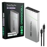 Green Cell PowerPlay Pro 20800mAh Power Bank 65W - Argento