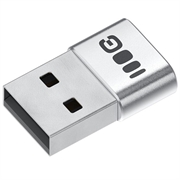Adattatore USB-A a USB-C di Green Cell - 480Mbps, 2.4A - Argento