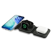 Caricabatterie wireless magnetico MagSafe 3-in-1 Guess 4G