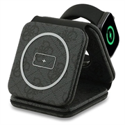 Caricabatterie wireless magnetico MagSafe 3-in-1 Guess 4G