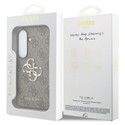Custodia Ibrida Guess 4G Big Metal Logo per Samsung Galaxy S26 - Marrone