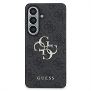 Custodia Ibrida Guess 4G Big Metal Logo per Samsung Galaxy S26 - Grigia