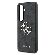 Custodia Ibrida Guess 4G Big Metal Logo per Samsung Galaxy S26 - Grigia