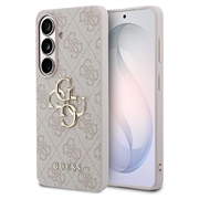 Custodia Ibrida Guess 4G Big Metal Logo per Samsung Galaxy S26 - Rosa