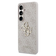 Custodia Ibrida Guess 4G Big Metal Logo per Samsung Galaxy S26 - Rosa
